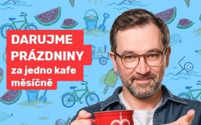 Darujme dětem prázdniny za jedno kafe měsíčně!